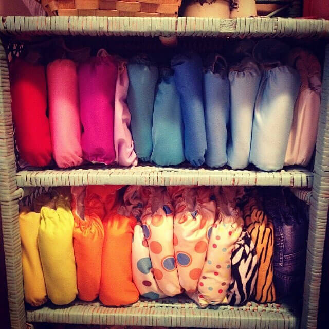Some of my daughter's diapers